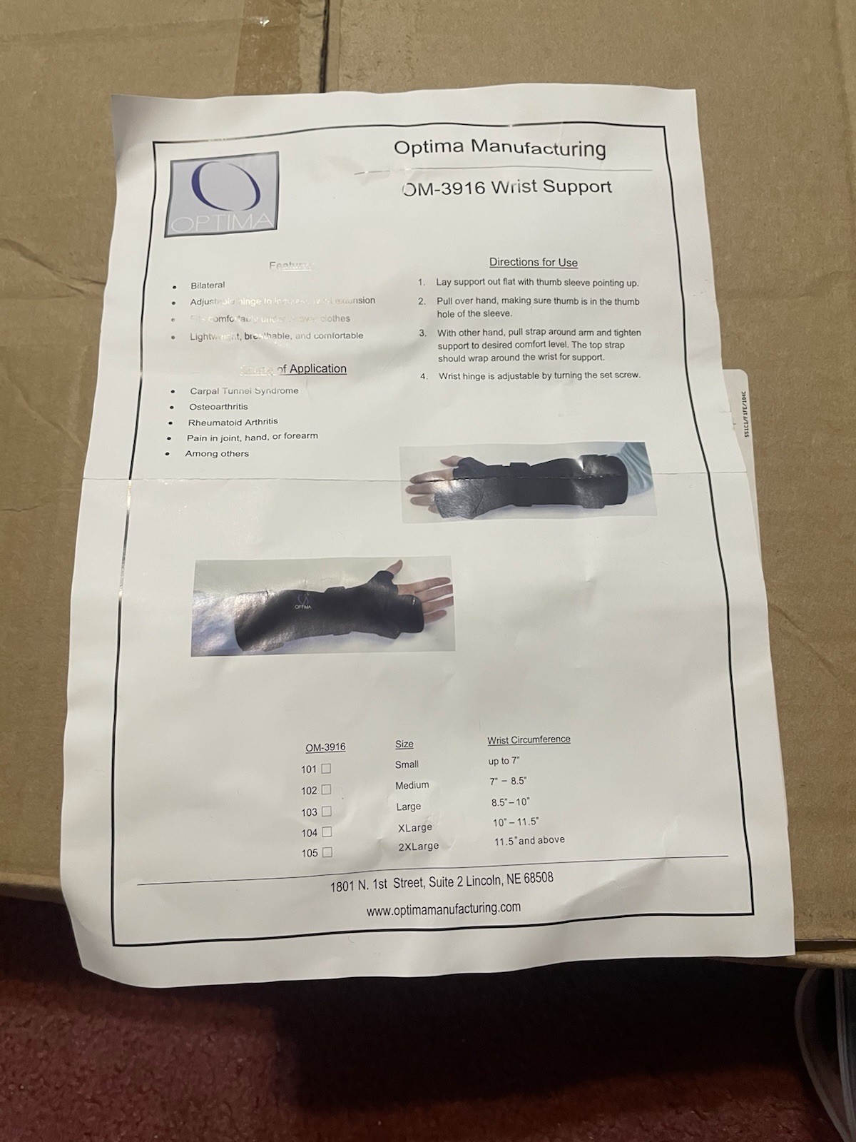 Multi Lot Comfortland Braces & Supports