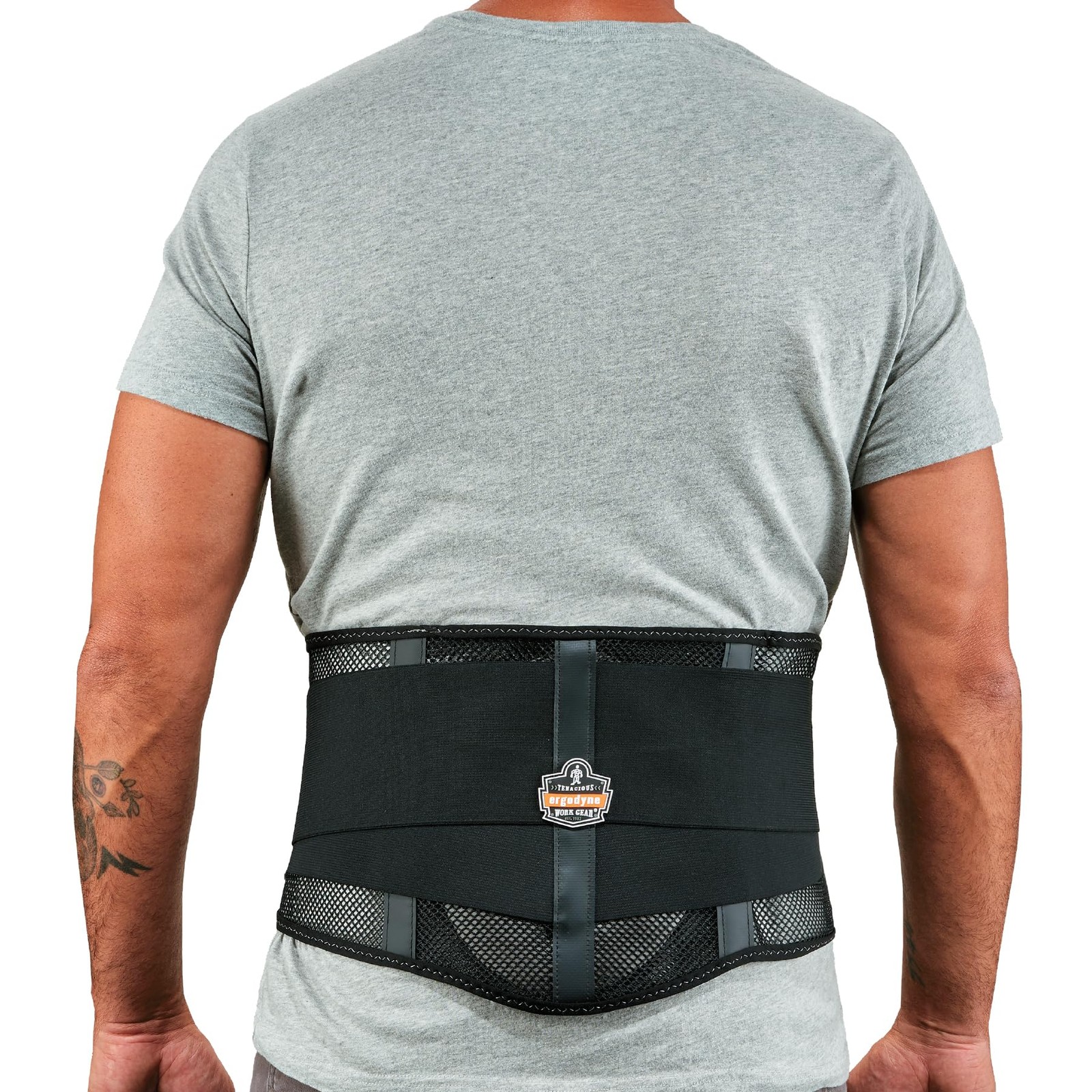 – 20184 ProFlex 1051 Mesh Back Support, Medium, Black
