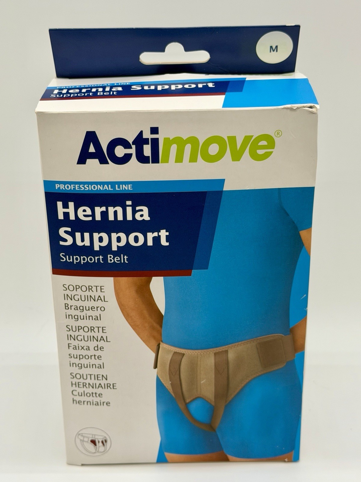 Actimove Hernia Support Belt M 35-41” Tan Professional Line Adjustable Waist
