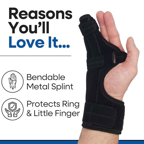 Metacarpal Finger Splint Hand Brace | Little Pinky Finger Splint For Boxer