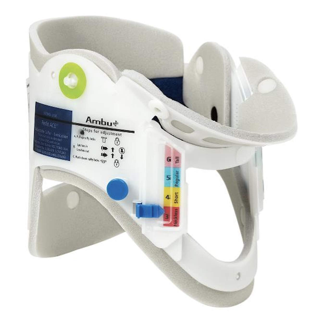 Ambu Perfit ACE 281000 Neck Adjustable Extrication Collar – One Size Adults