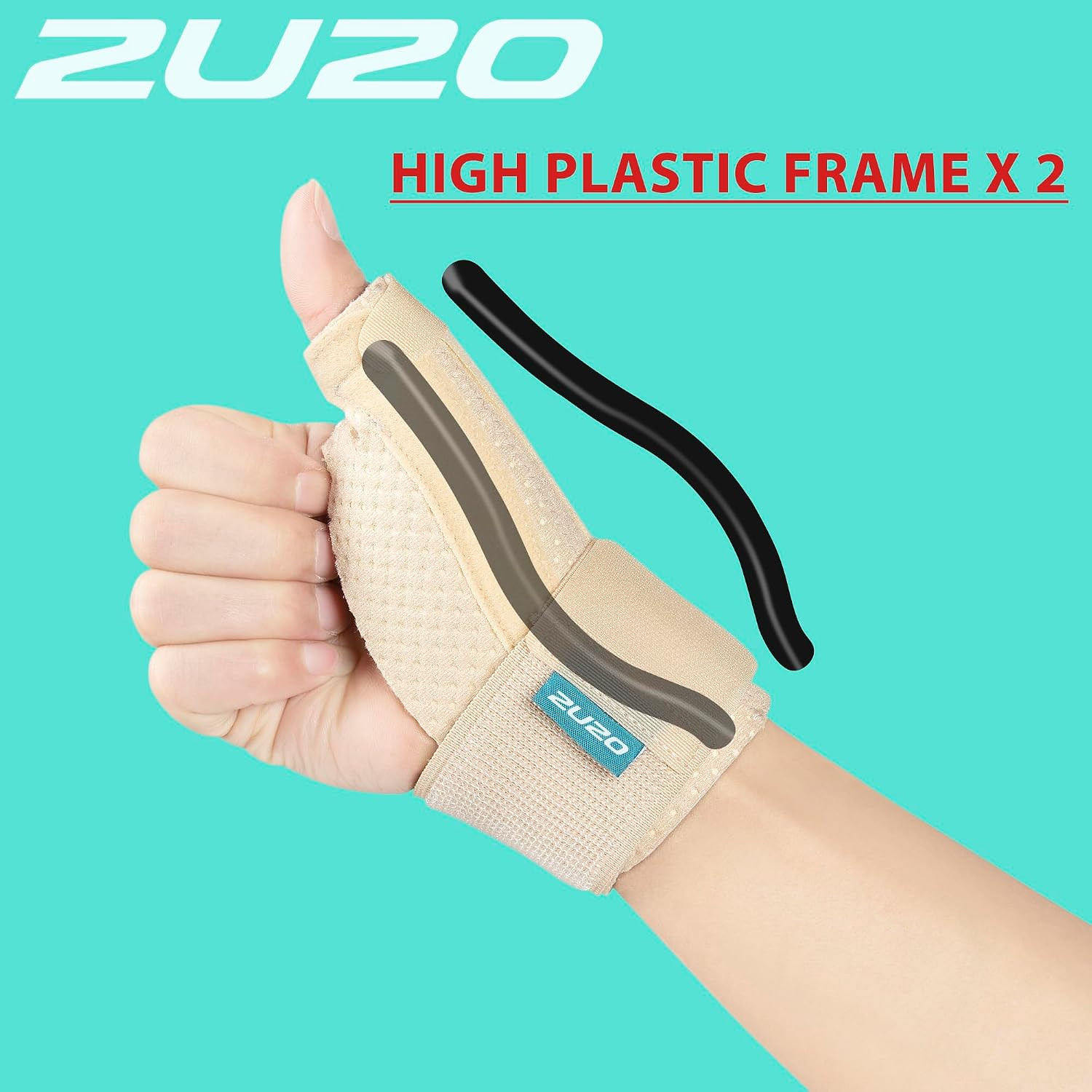 Compression Thumb Brace, Breathable Wrist Stabilizer – Lightweight Thumb Spli…