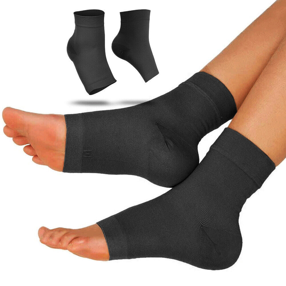 Ankle Brace Compression Sleeve Support Socks Foot Fasciitis Pain Relief S/M/L/XL