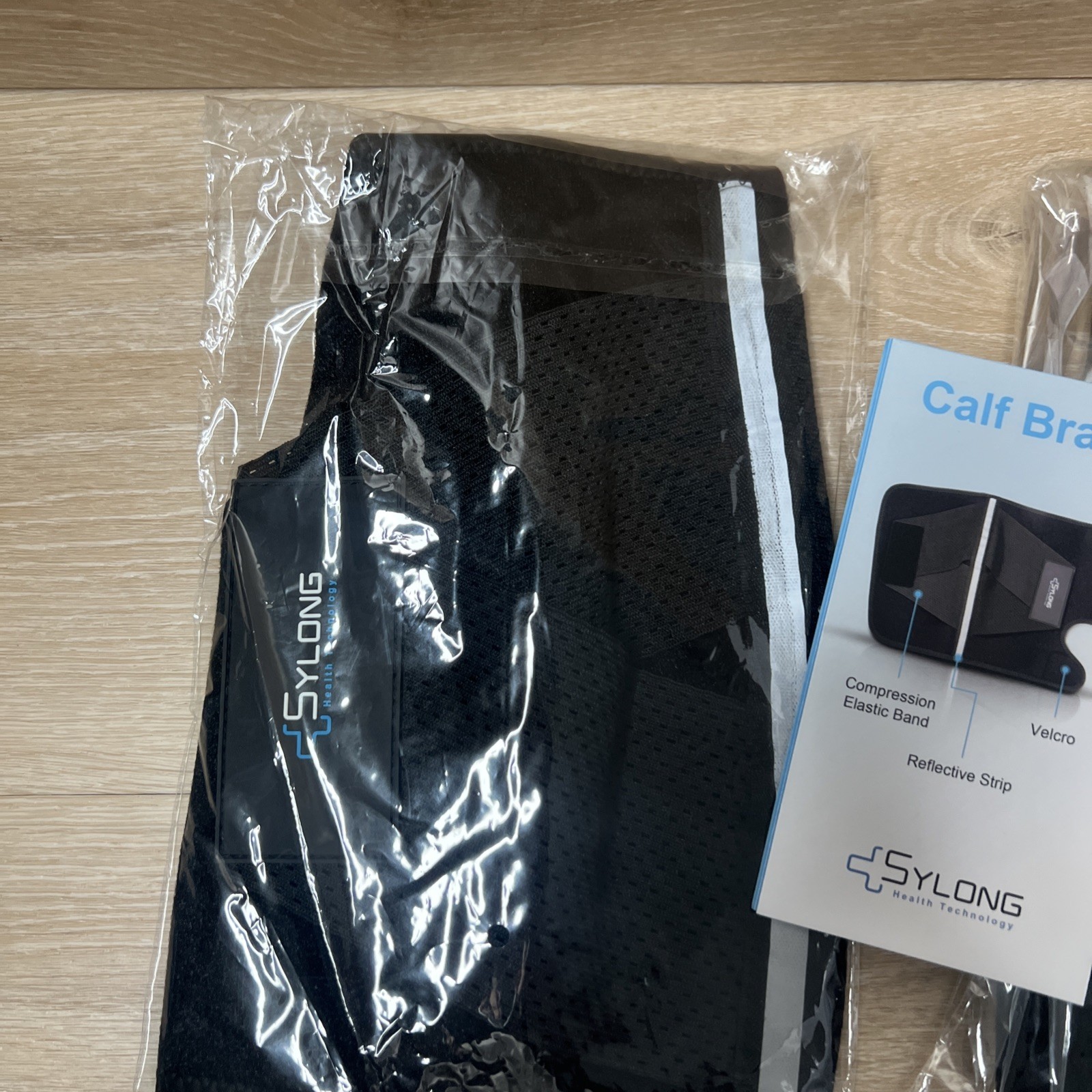 Calf Compression Wrap Brace for Men & , for Swelling Torn Calf Muscle, Size S/M