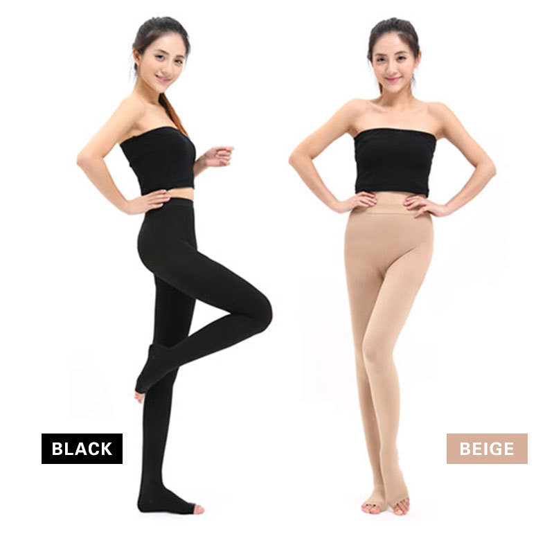 20-30 mmHg Compression Pantyhose Stockings Edema Diabetic Varicose Veins Nurse