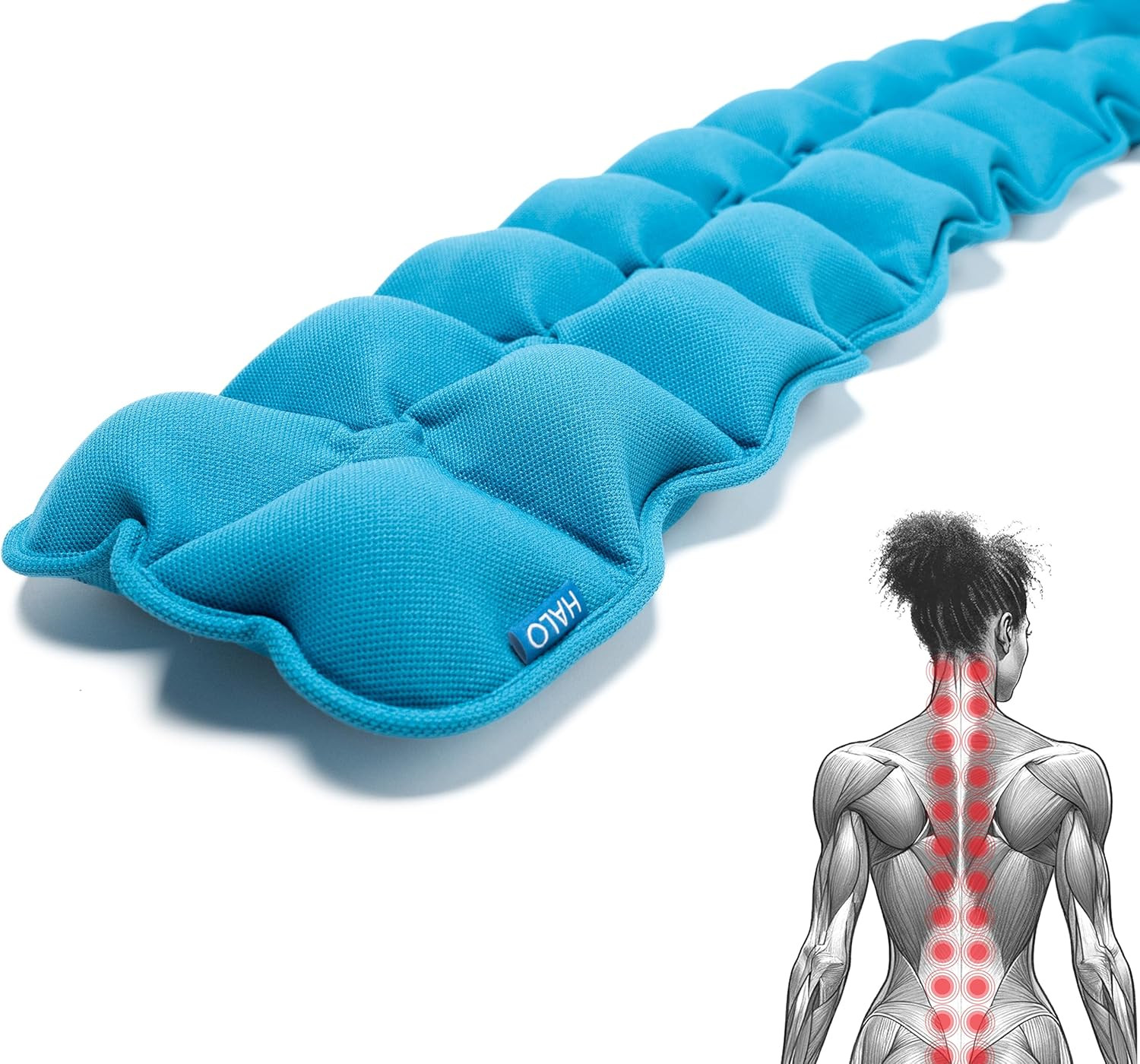 Back Pain Relief Spine Stretcher with 24 Massage Balls for Full Decompression