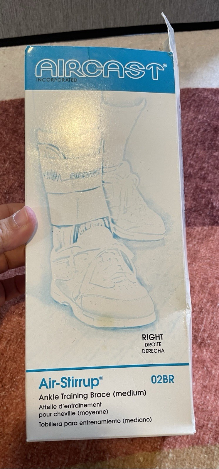 Aircast Air-Stirrup Ankle Training Brace – Right Medium – New