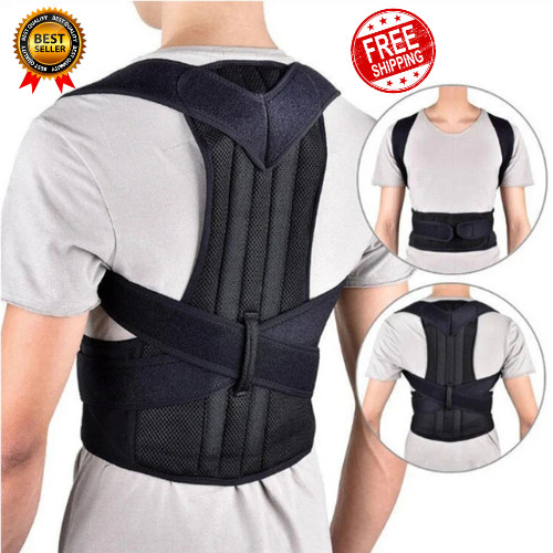 Back Support Belt Posture Corrector Lumbar Brace Pain Relief Weight Lifting