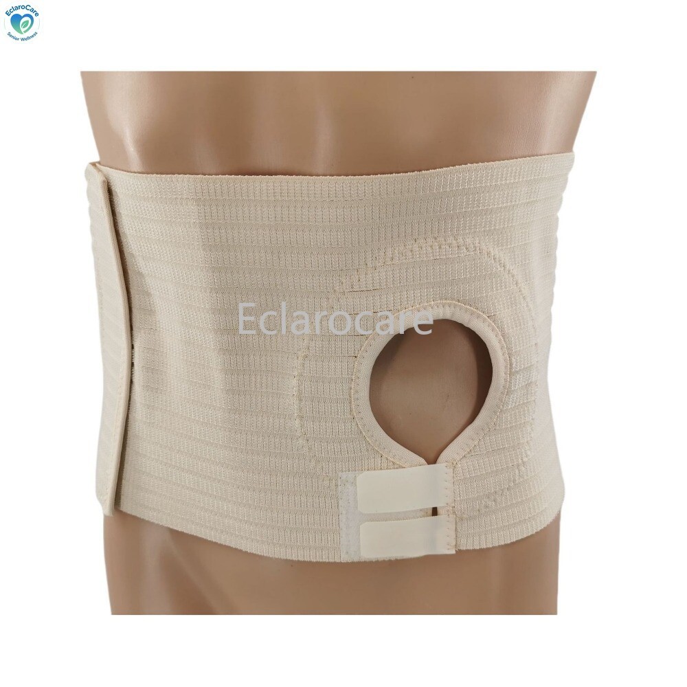 Ostomy Belt Stoma Support Belt Covers with Hole/Opening Adjustable for Men Women