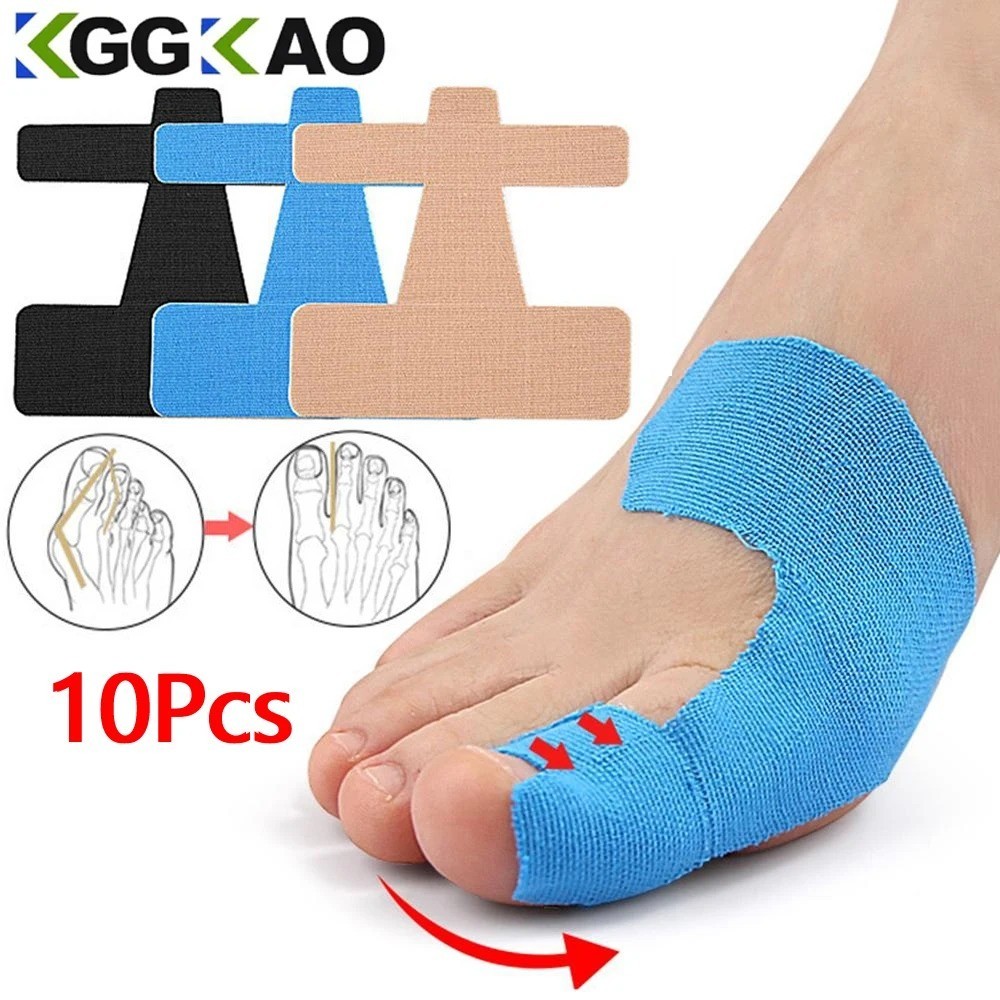 10PCS Bunion Corrector Kinesiology Tape Pain Relief Big Toe Spacer Support