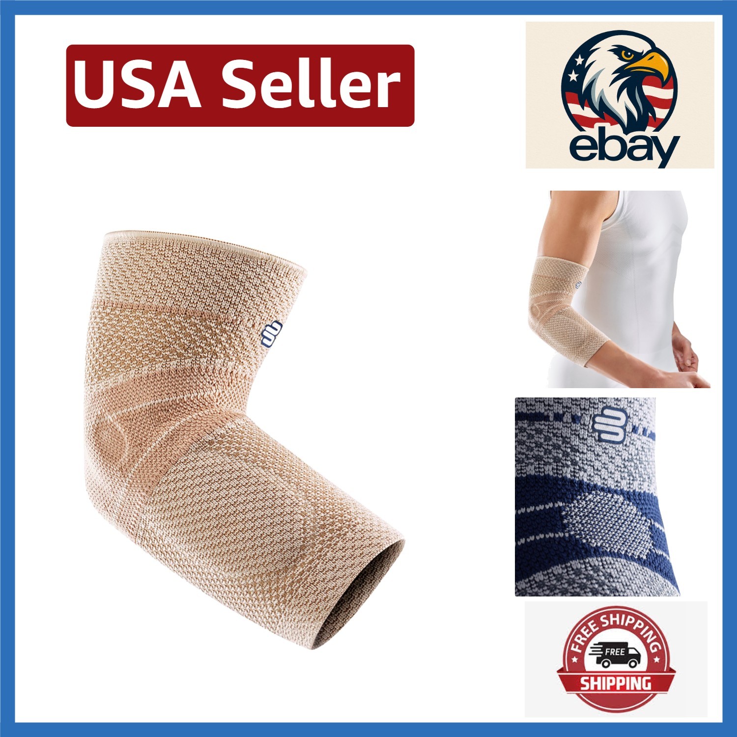 Nature Color EpiTrain Elbow Sleeve – Effective Compression for Arthritis & More