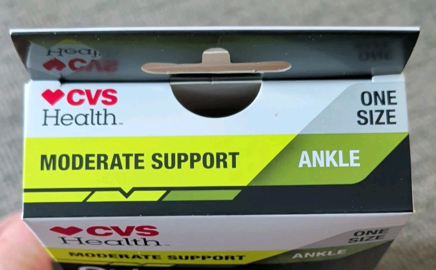 CVS Health Quick Strap Support Ankle Brace, Adjustable Odor Resistant, One Size