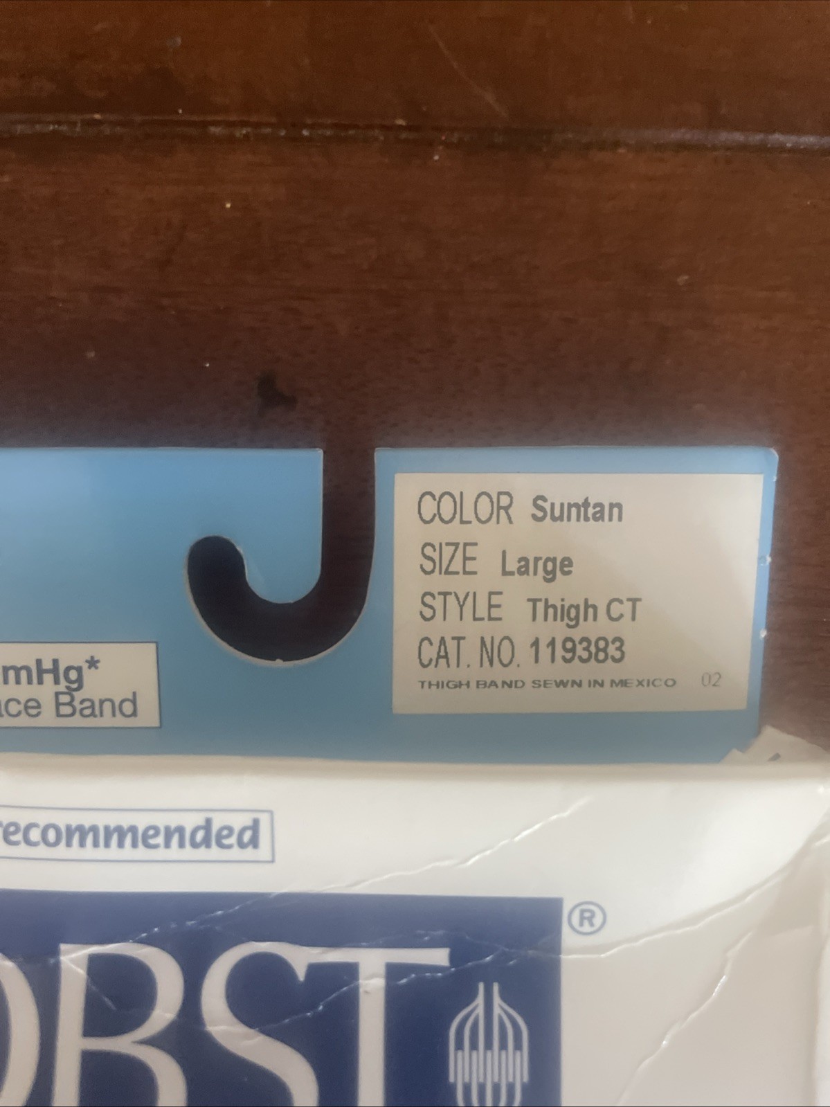 JOBST Sun Bronze 15-20 mmHg Thigh Medical Legwear LARGE 119383 UltraSheer