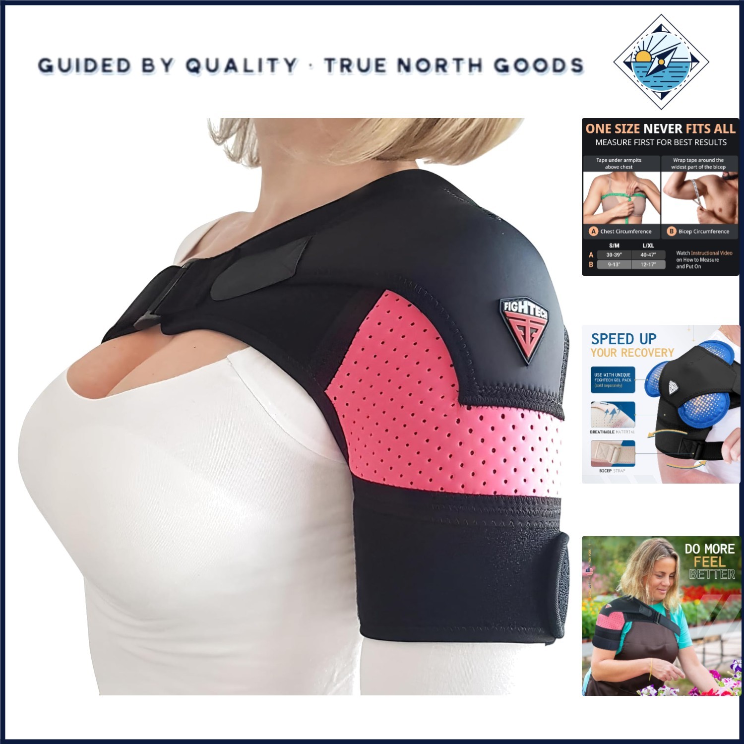 Lightweight Neoprene Shoulder Brace for Active Recovery and Pain Management
