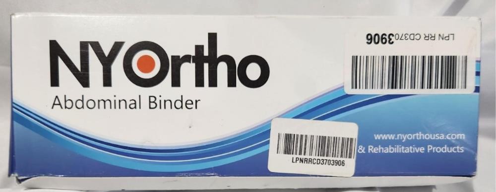 NYOrtho Postpartum Belly Binder, Abdominal Binder for Women Medium 46″-62″