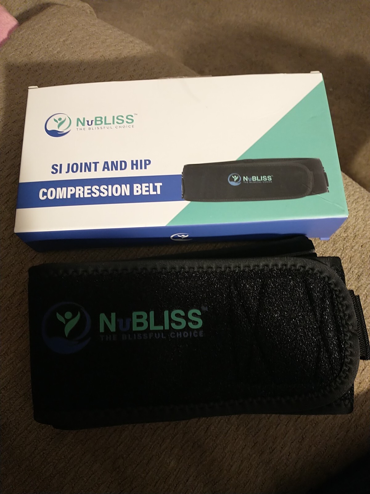 NuBliss Premium Hip Belt – Advanced Triple Elastic Tension Straps for Snug Fit