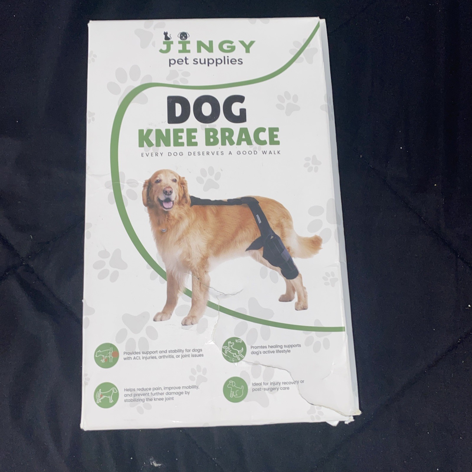 Dog Knee Brace, Dog Leg Brace Dog ACL Brace Hind Leg, Dog Hip Brace, Size: M, L