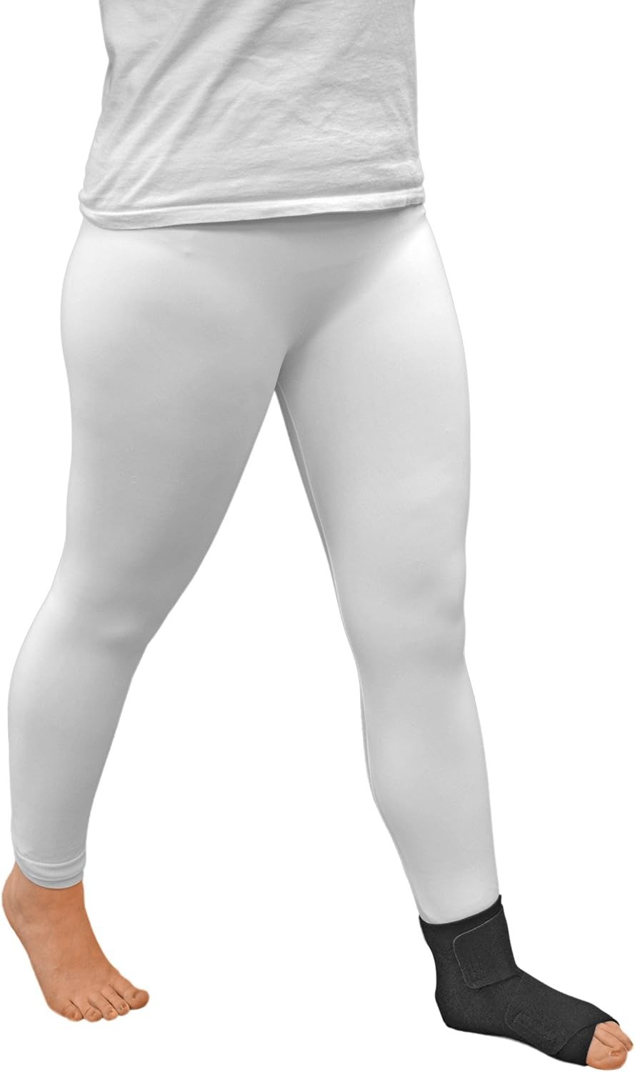 ReadyWrap Beige Foot Left Large Compression Wrap fits inside most shoes