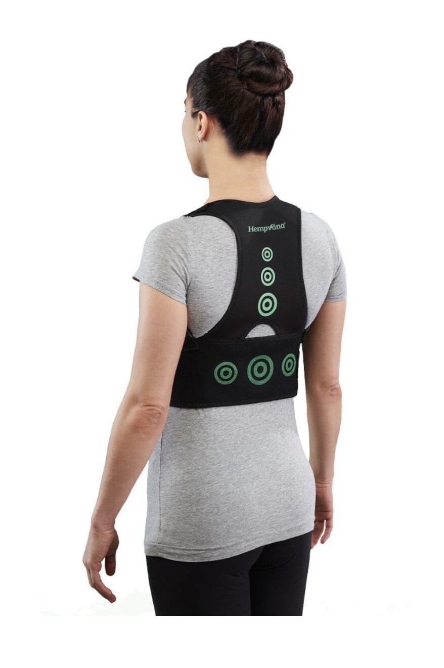 Hempvana Arrow Posture – Fully Adjustable Posture Support Adult (S/M)New In Box