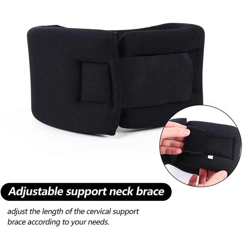Adjustable Neck Support Brace Soft Foam Spine Cervical Collar Neck Pain Relief
