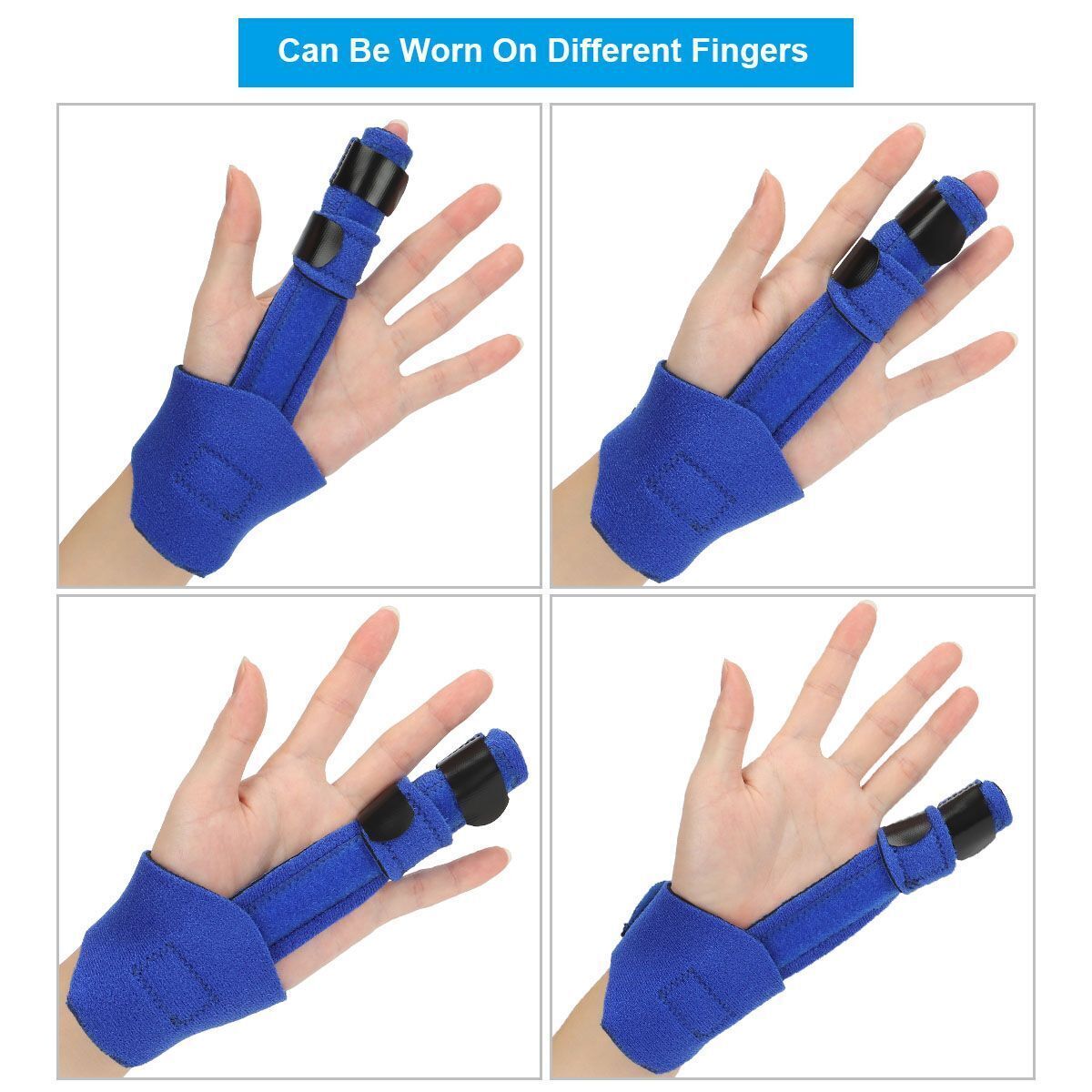 Adjustable Trigger Finger Splint Straightener Corrector Brace Support Protector