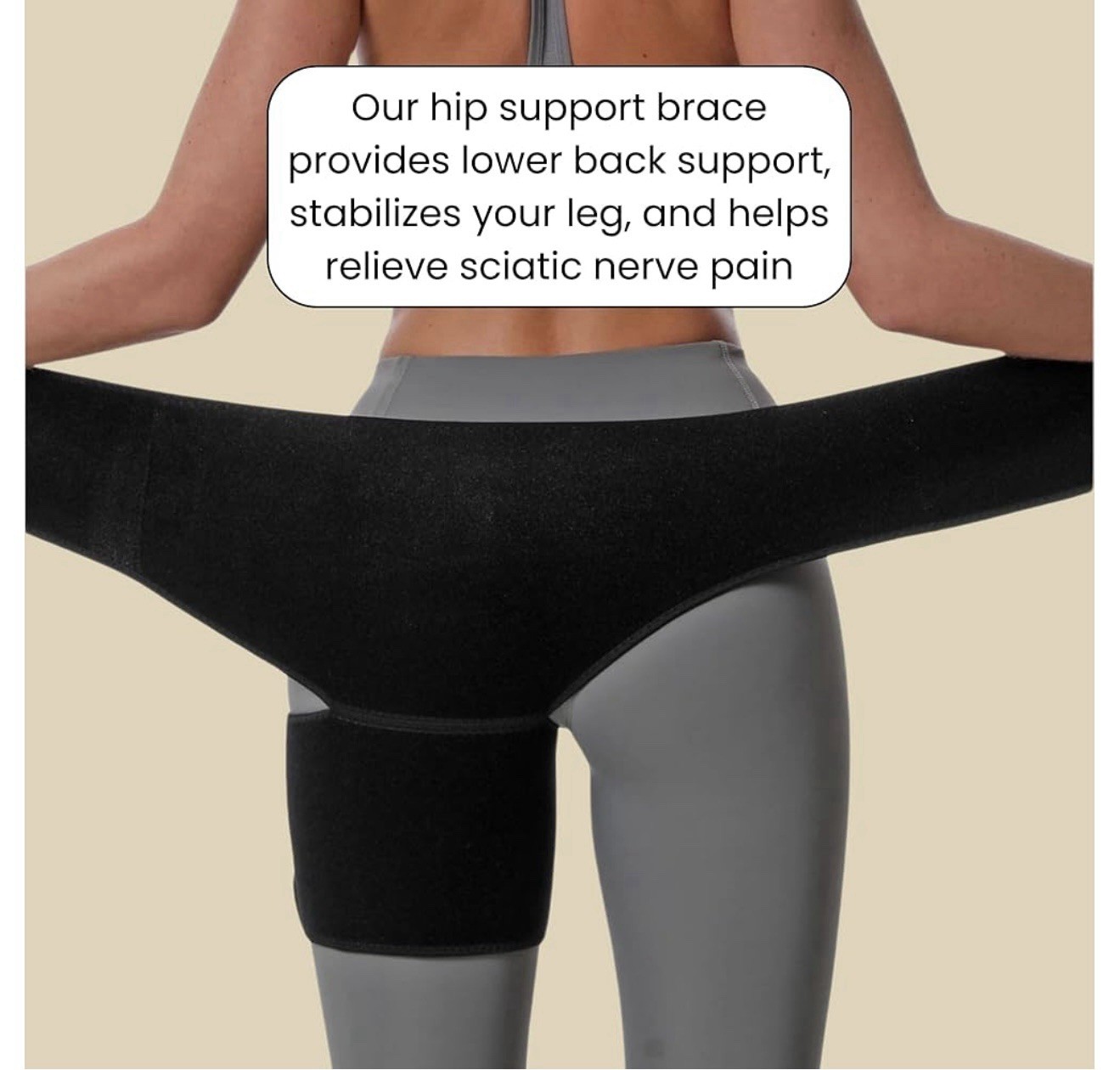 Hip Brace for Sciatica Pain Relief Devices, Belt Flexor Compression