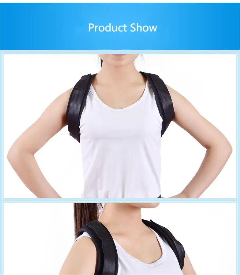 Back Support Correction Belt Unisex Body Shaper Breathable Hunchback Brace