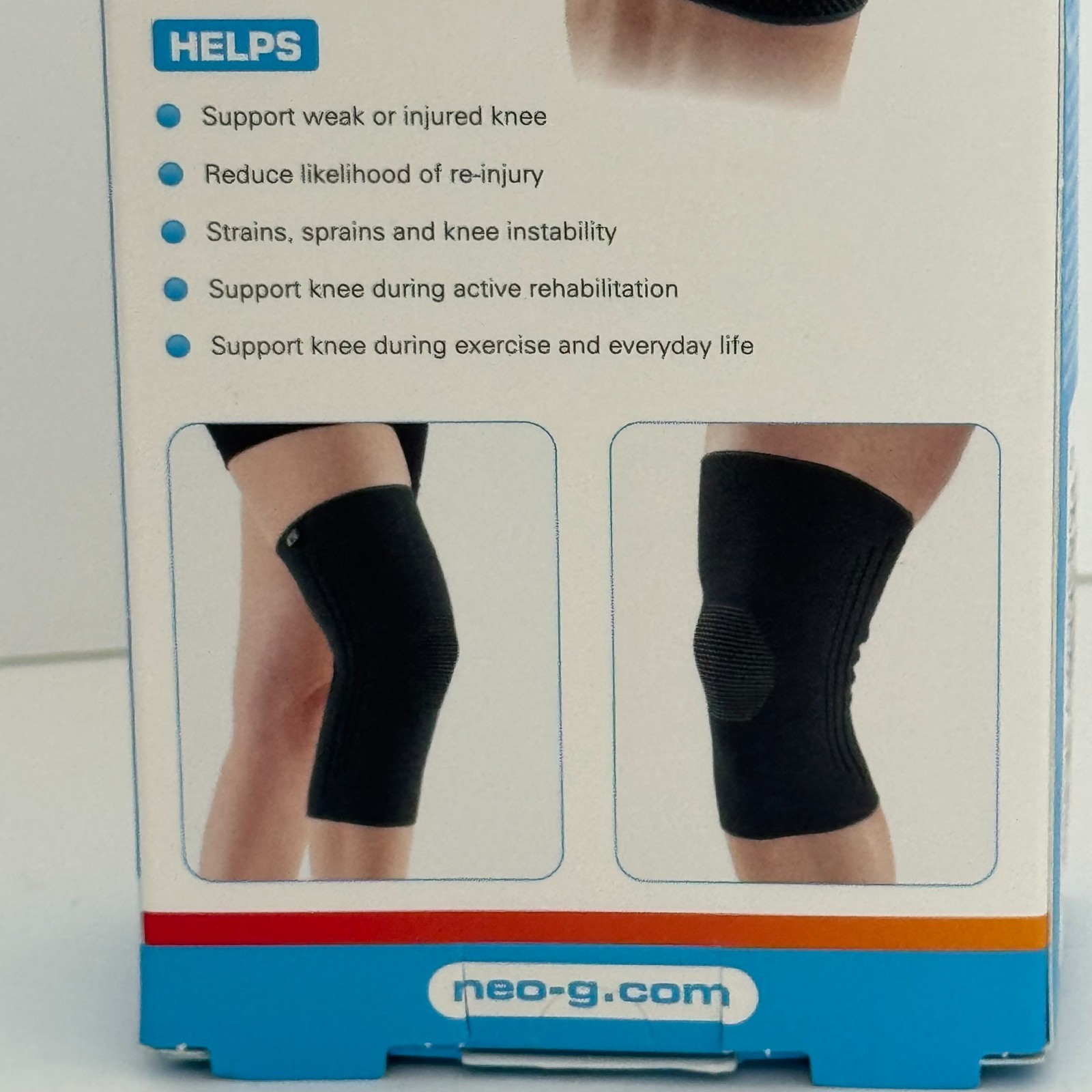 Neo G Airflow React Knee Support Size L/XL Mild/Moderate REF 735 New
