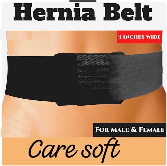 Umbilical Hernia. Support Belt Abdominal Navel Truss One Removable Pad.