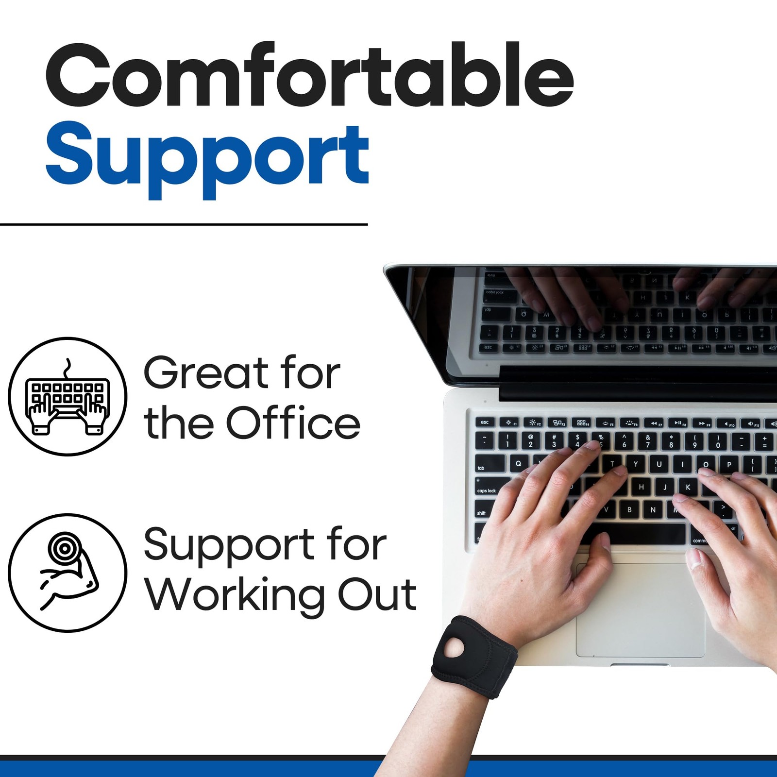 Wrist Wrap Compression Wrist Brace For TFCC Tears | Carpal Tunnel Pain & Tend…