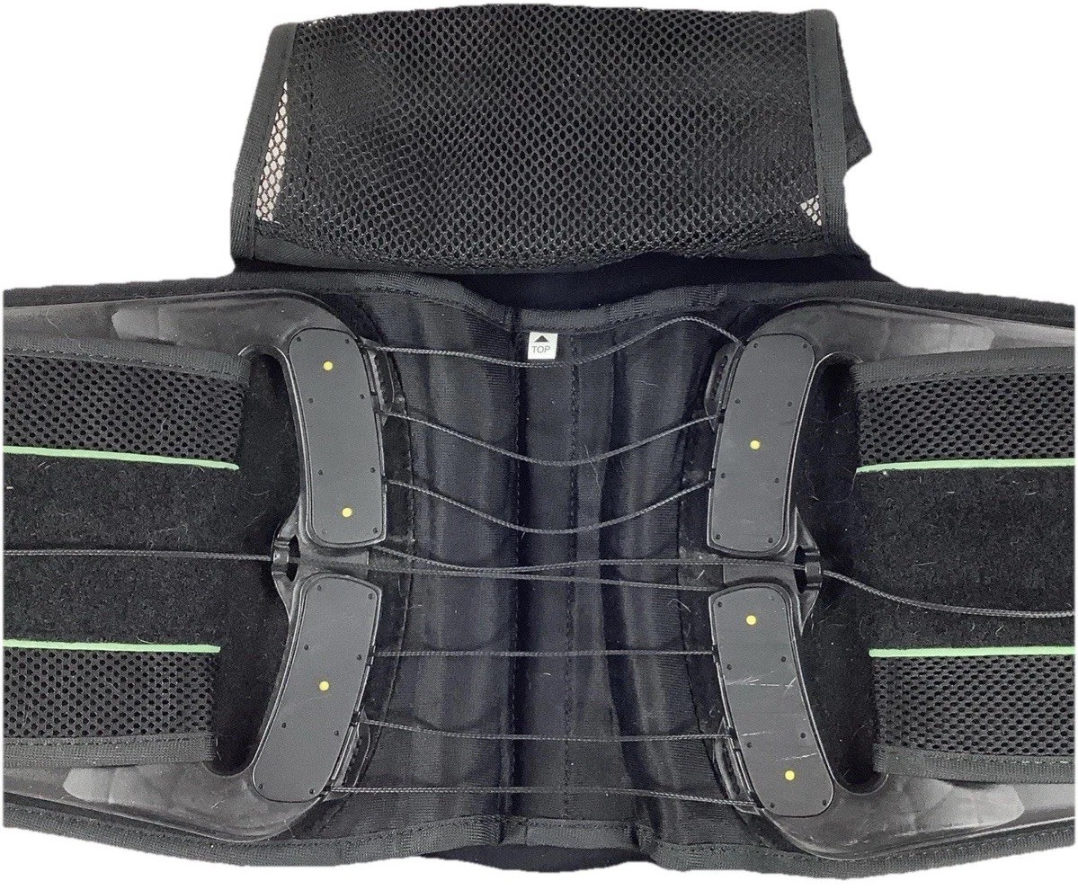Aspen Summit Lumbar Back Brace Adjustable Support Belt Orthopedic Black