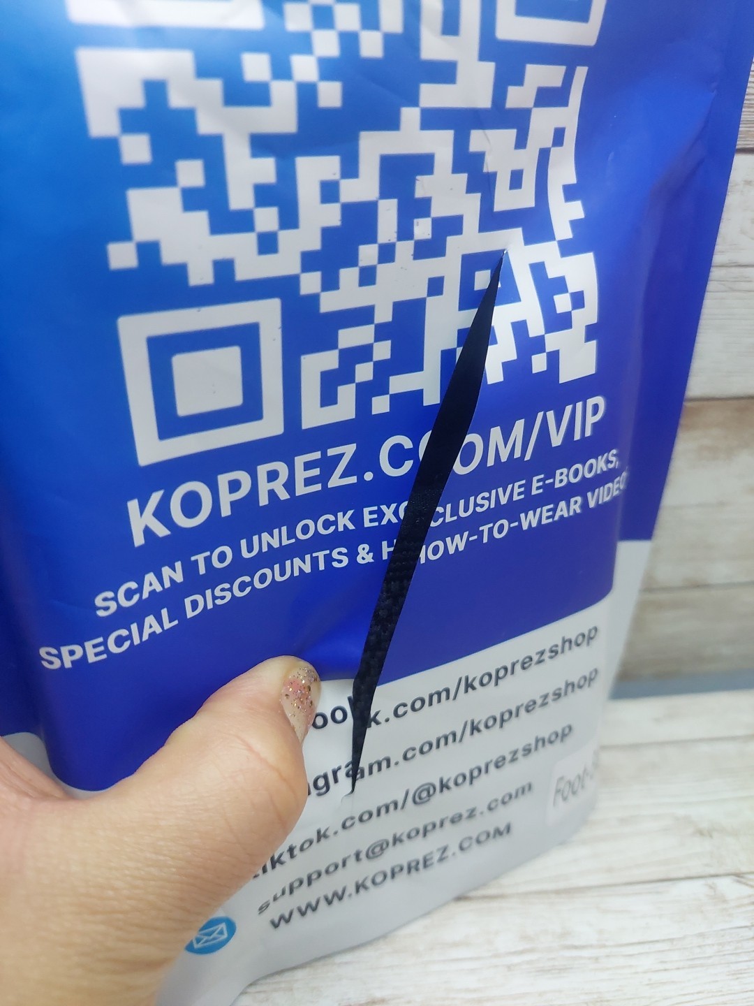 Koprez Size L-2 Professional Grade Compression Foot Sleeve Black