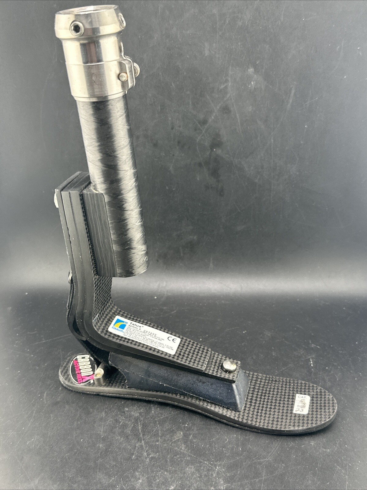 Ossur Talux prosthetic foot. Size 23. Category 5. No Shell. Carbon Pylon