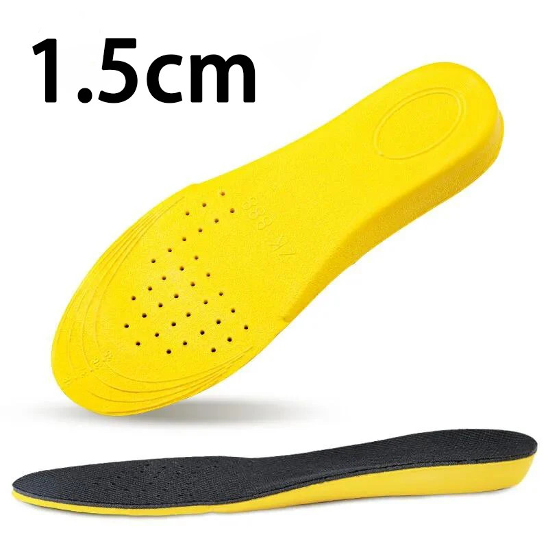 2Pcs/4Pcs New Comfortable Shock-absorbing Insole 1.5-3.5cm Height-increasing Ins