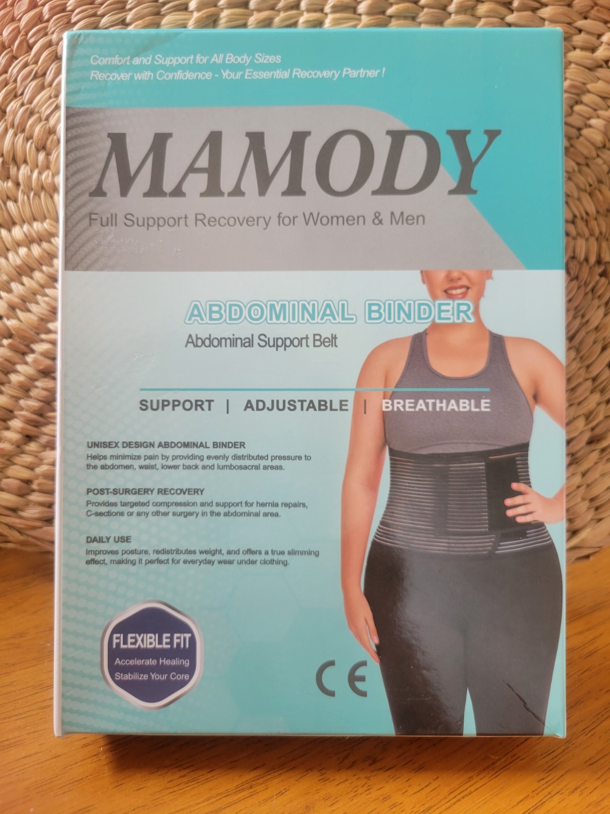 Mamody Abdominal Binder Support Belt Plus Size L/xl NIB – Black