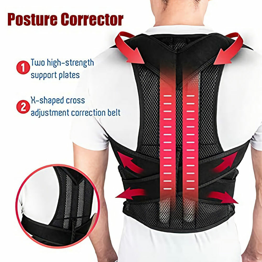 Posture Corrector Full Back Brace Women Men Posture Correction Back Corrector
