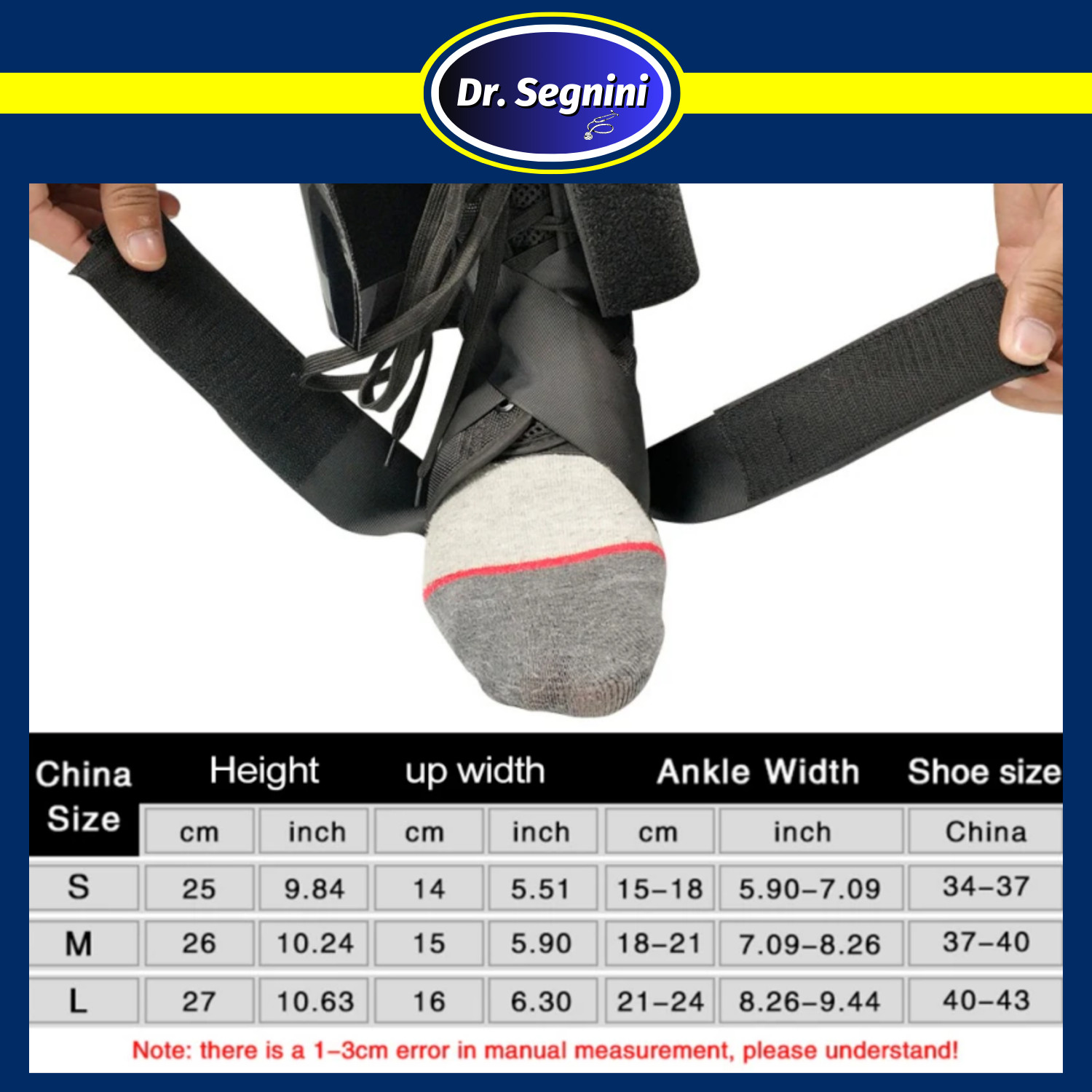 Ankle Brace Bandage Straps Sports Safety Adjustable Protectors Supports