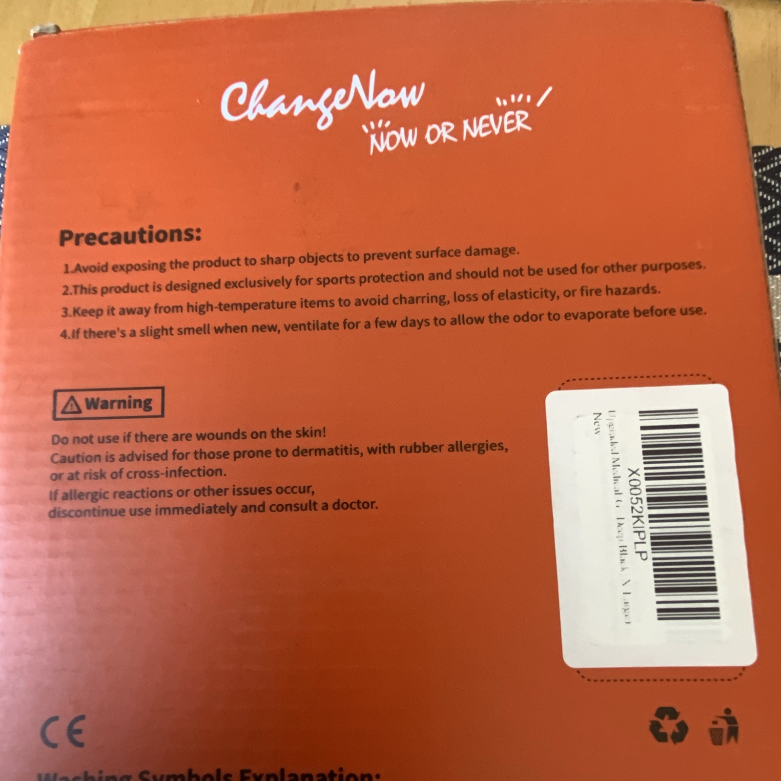 ChangeNow Adjustable Neoprene Knee Brace, Compression Support, XL, Black