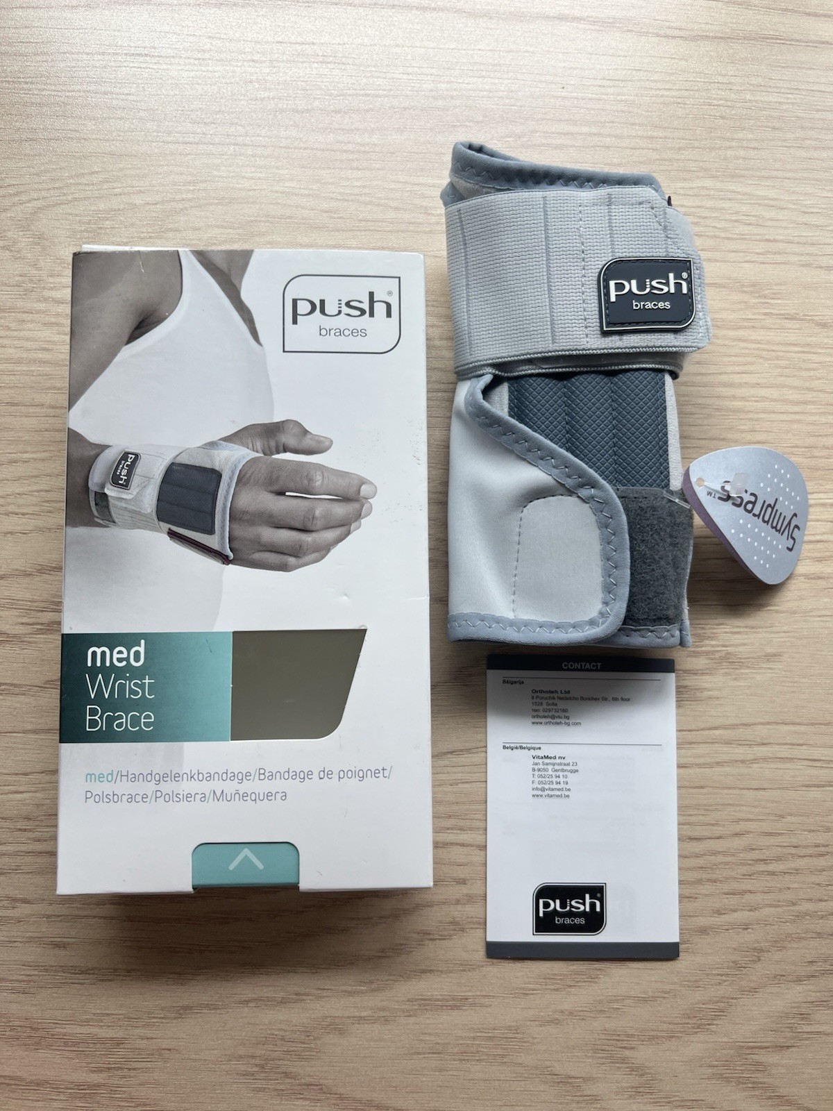 Push Med Wrist Brace – New!