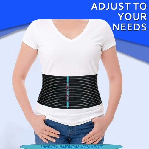 Umbilical Hernia Belt Hernia Support Brace with Hernia Pain Relief for Men