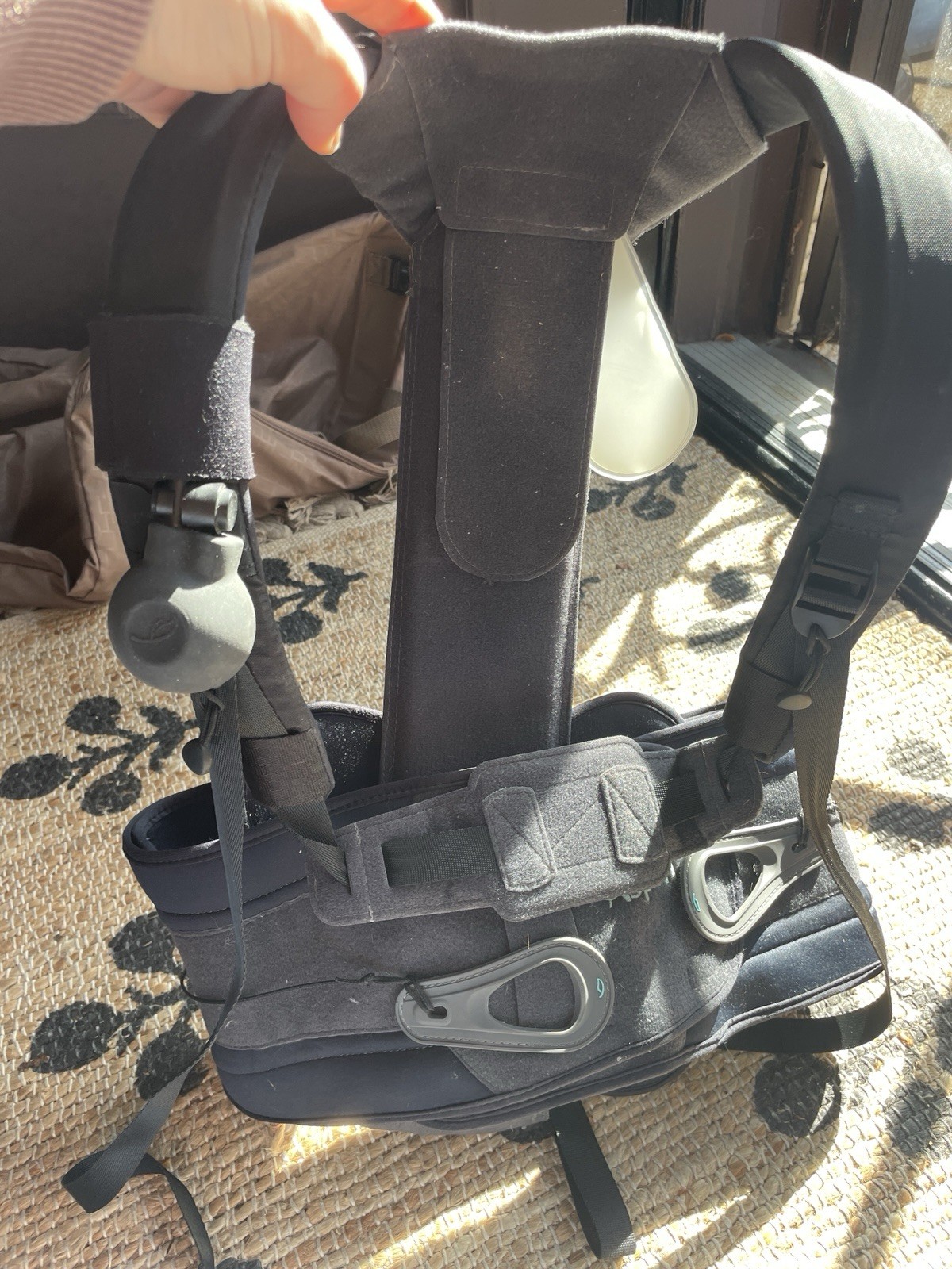 Aspen Horizon 456 TLSO Lumbar Support Back Brace One Size Adjustable Black