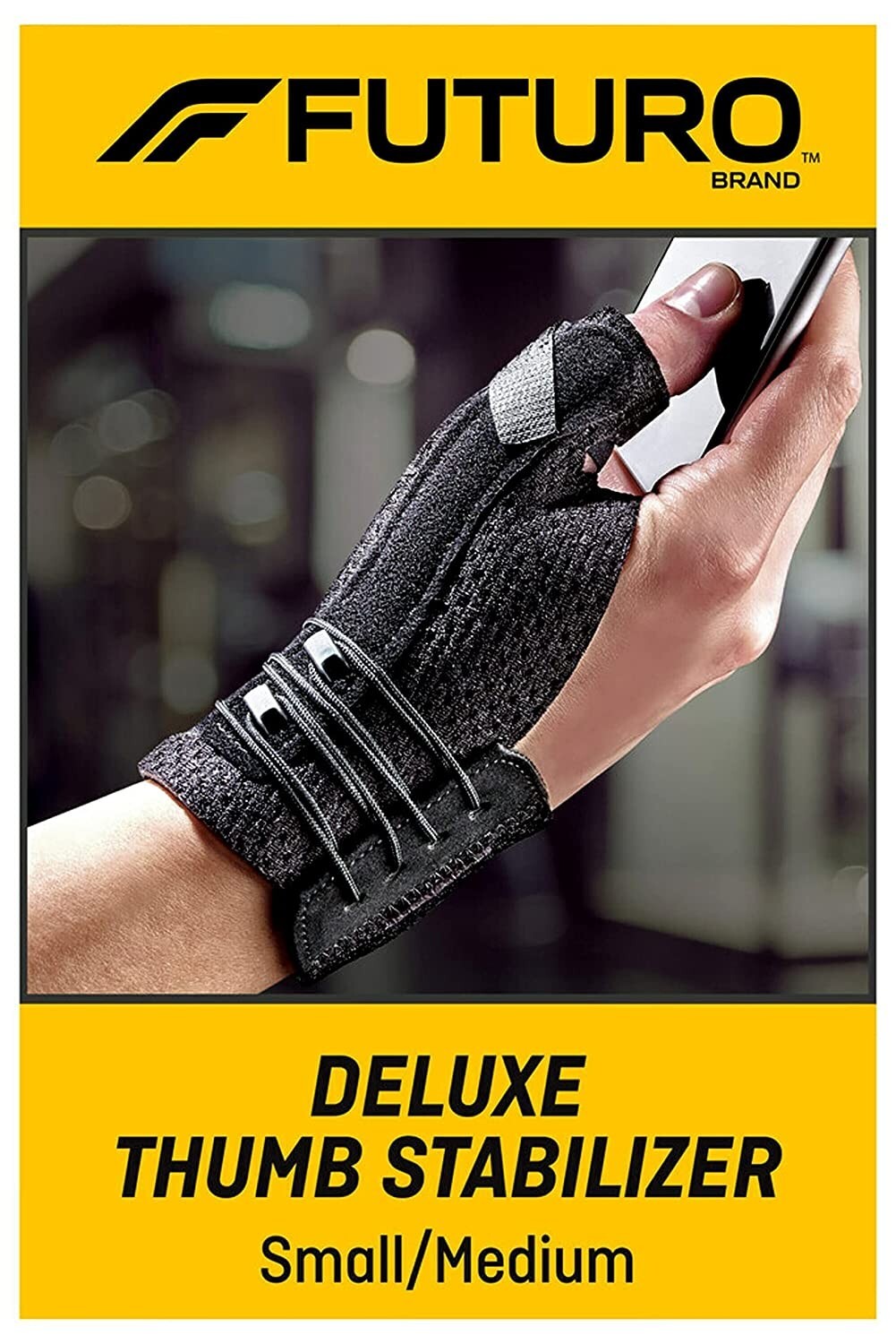 NEW/Open Box ~ Futuro Thumb Deluxe Stabilizer – Size Small/Medium ~ Black