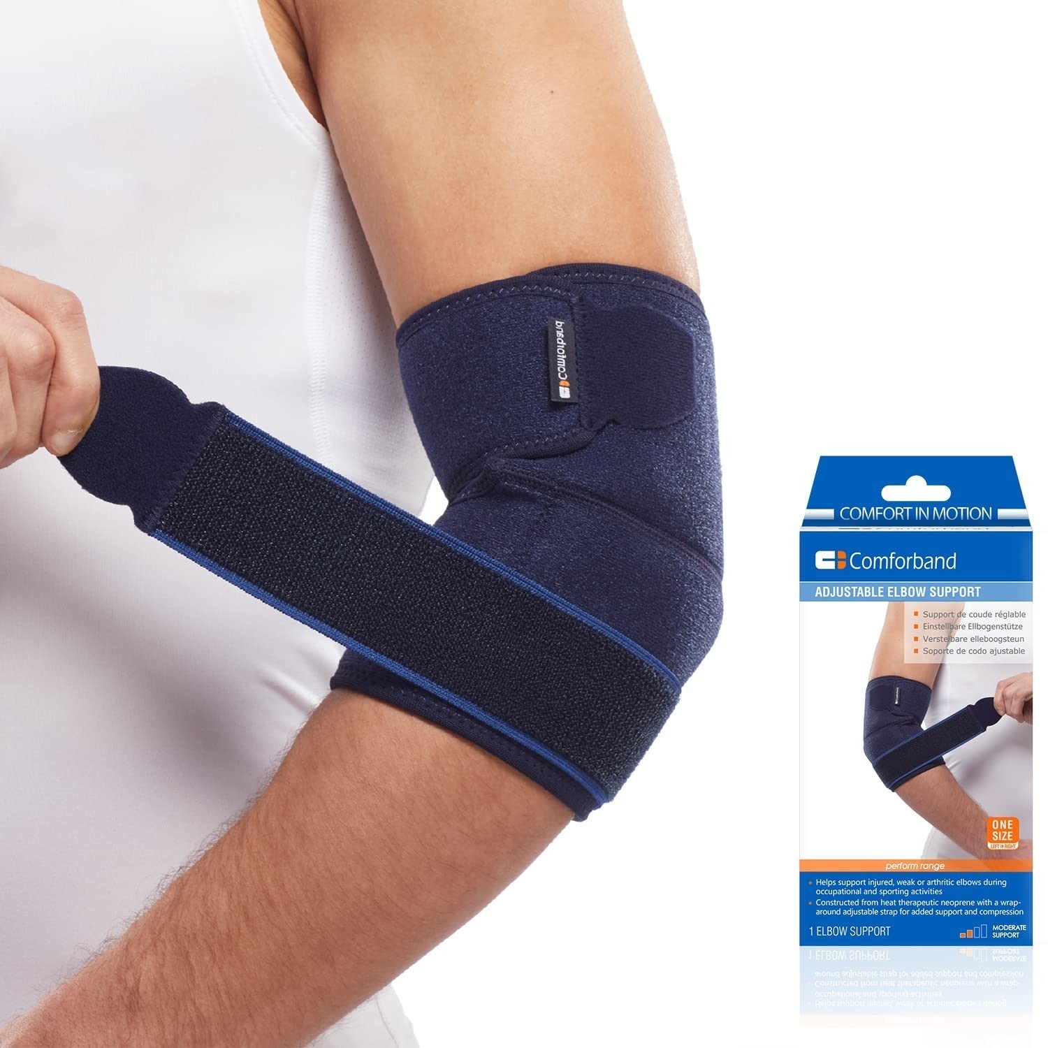 ​ Adjustable Elbow Brace – Targeted Support Tennis Elbow Golfer’s Elbow