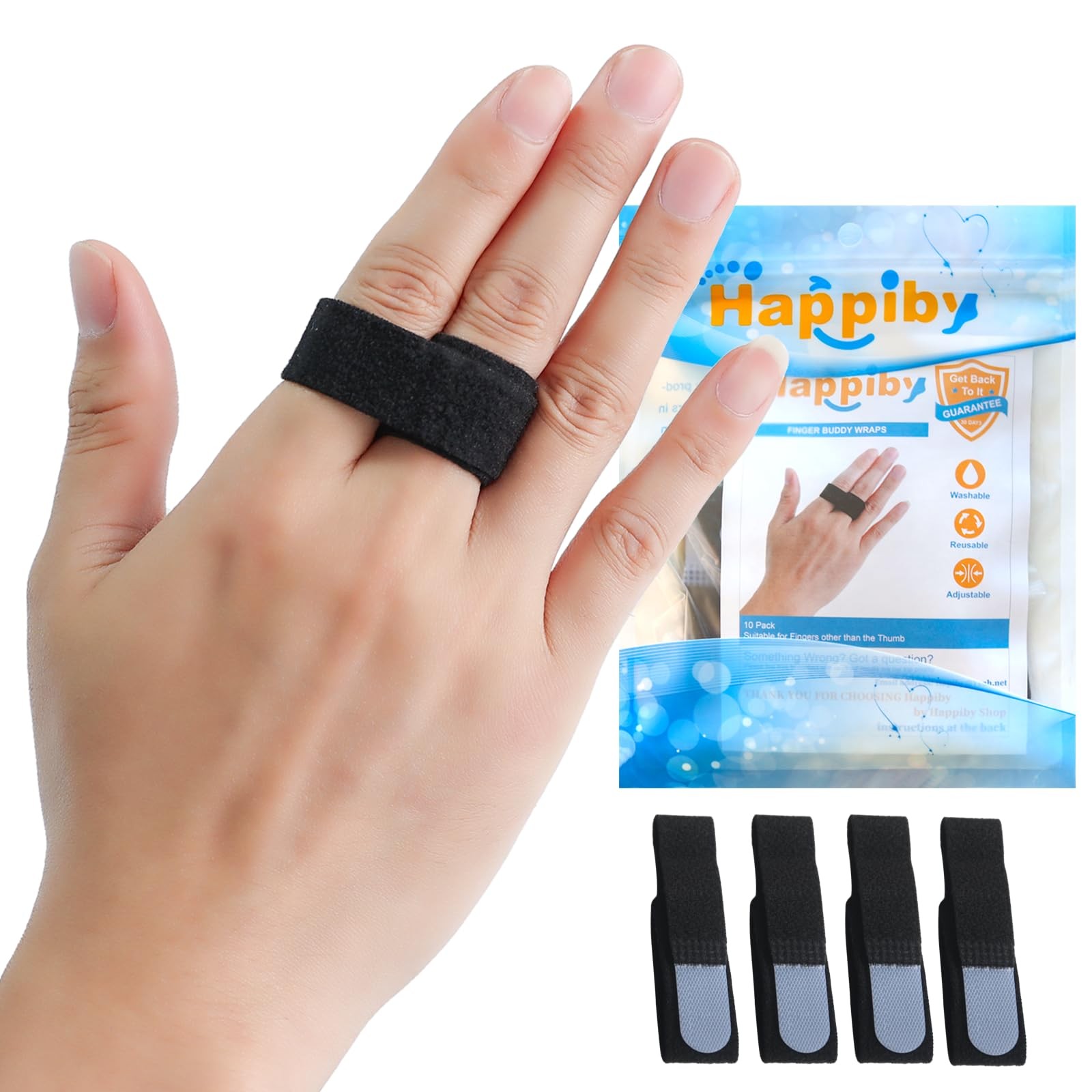 Finger Buddy Wraps, 10 PCS Finger Loops Tapes for Broken, Jammed, Swollen or …