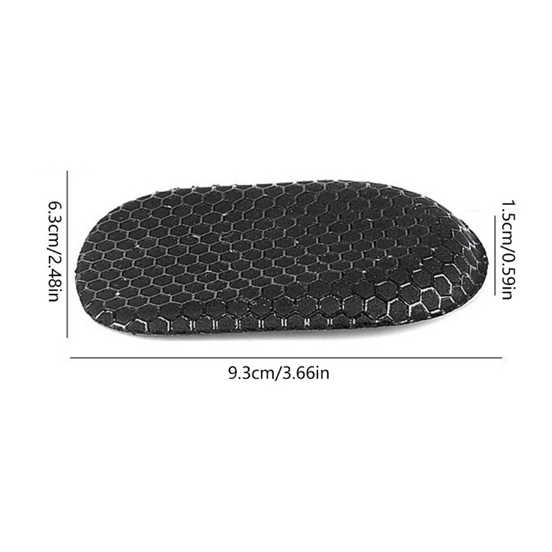 Breathable Adhesive Silicone Heel Cushions Shock Absorption Anti Slip Heel Pad