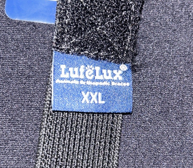 Lufelux Animal Orthopedic Brace Black Right NWOT