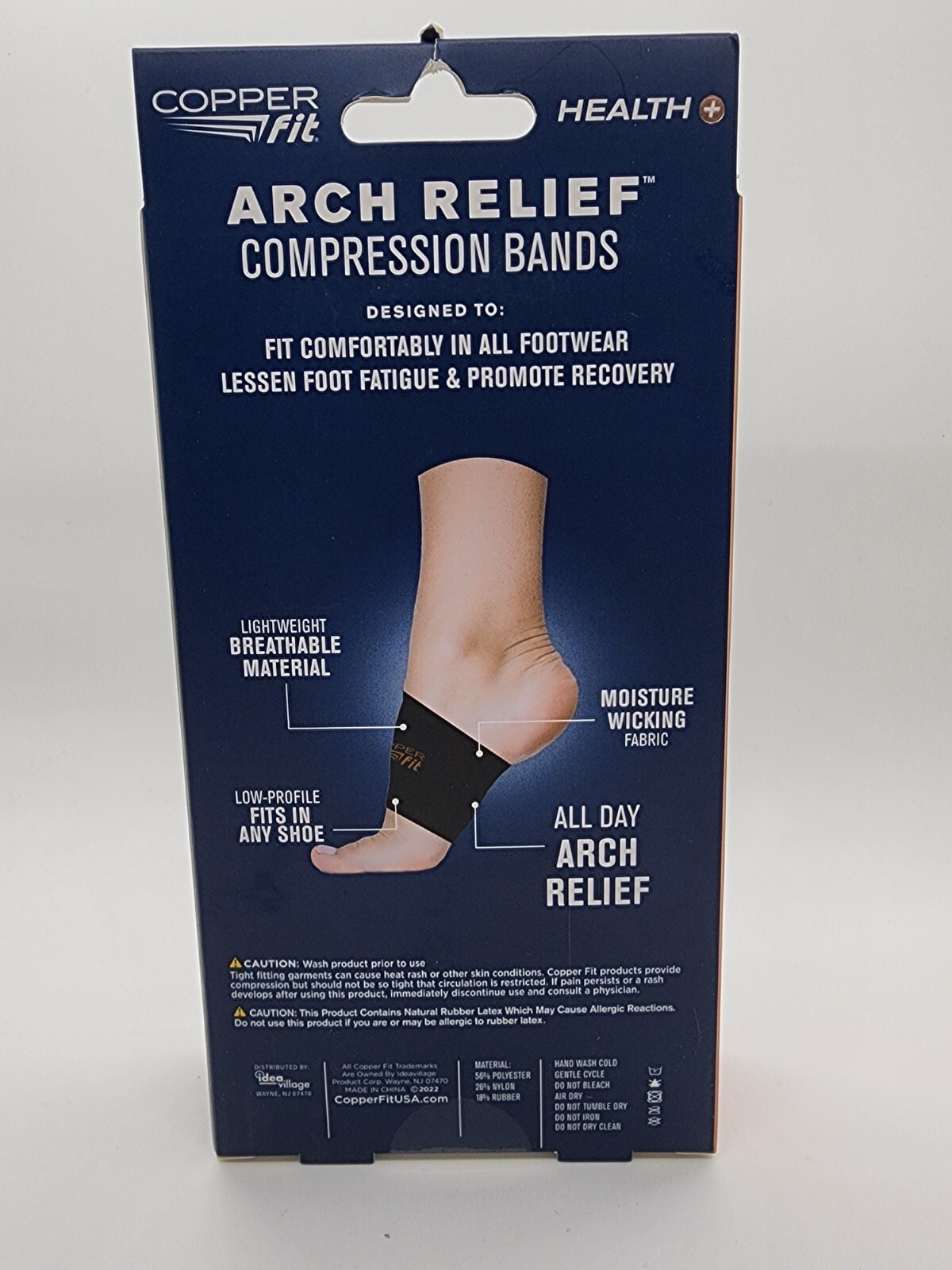 Copper Fit Copper Infused Arch Relief Compression Bands – One Size