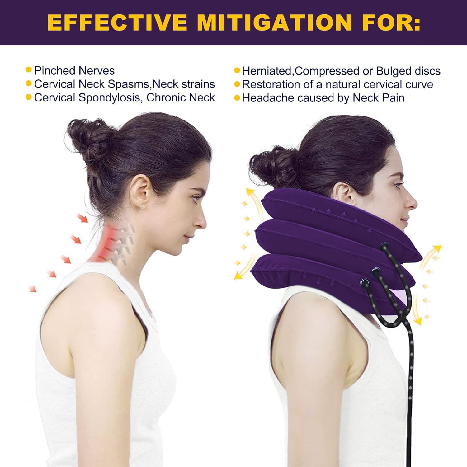 Neck Stretcher, Cervical Traction Device, Neck Traction Device, Cervical Neck…