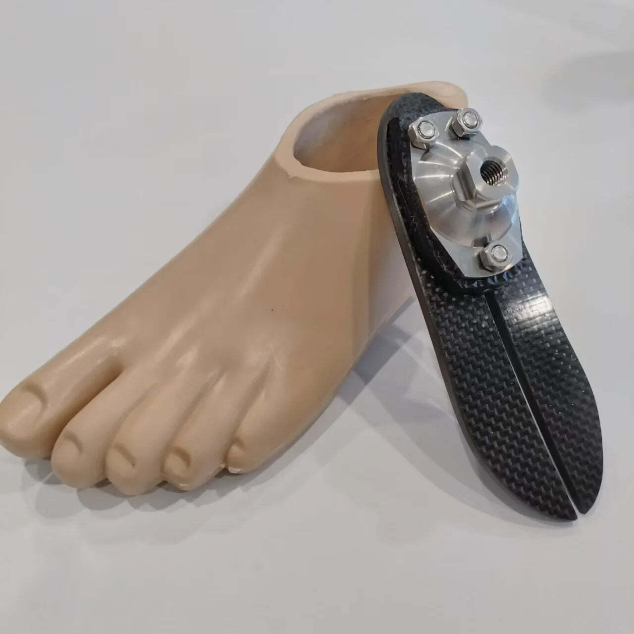 Lower ankle carbon fiber foot of prosthetic parts artificial limbsfor children