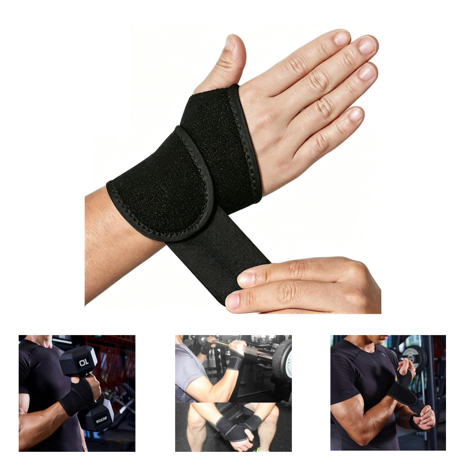 Wrist Support Brace Compression Straps for Carpal Tunnel Arthritis Tendinitis 2